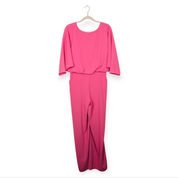 NWT Trina Turk Pink Breathtaking Jumpsuit Size 6 - Picture 1 of 9